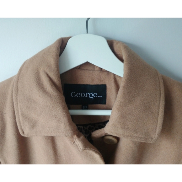 Wool Blend Pea Coat - Picture 5 of 10